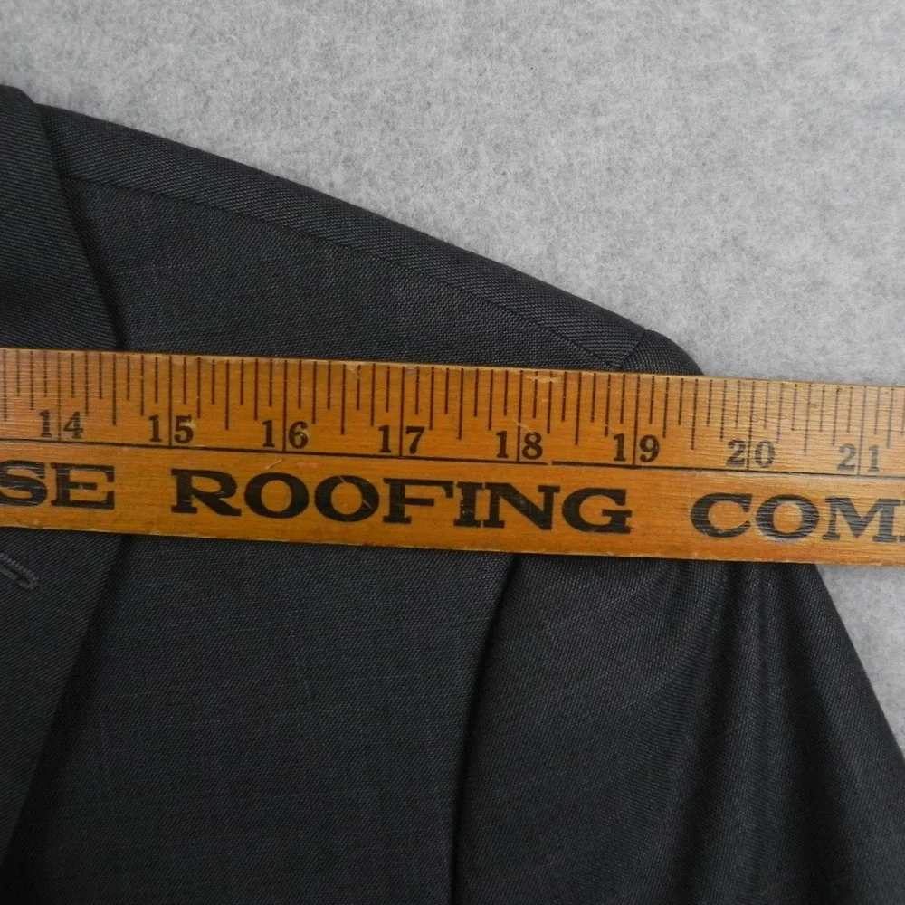 Apt. 9 Blazer Mens 44L Slim Fit Premier Flex Charcoal Gray Stretch Suit Jacket
